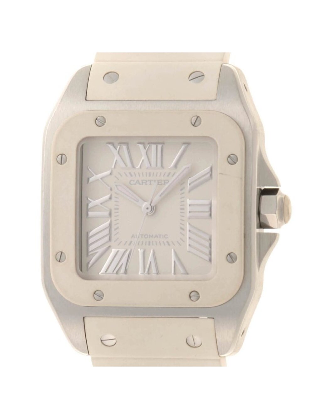 Cartier Santos 100 Watch Stainless Steel